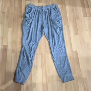 Free People Sweatpants Boyfriend Slouch Style Sz L